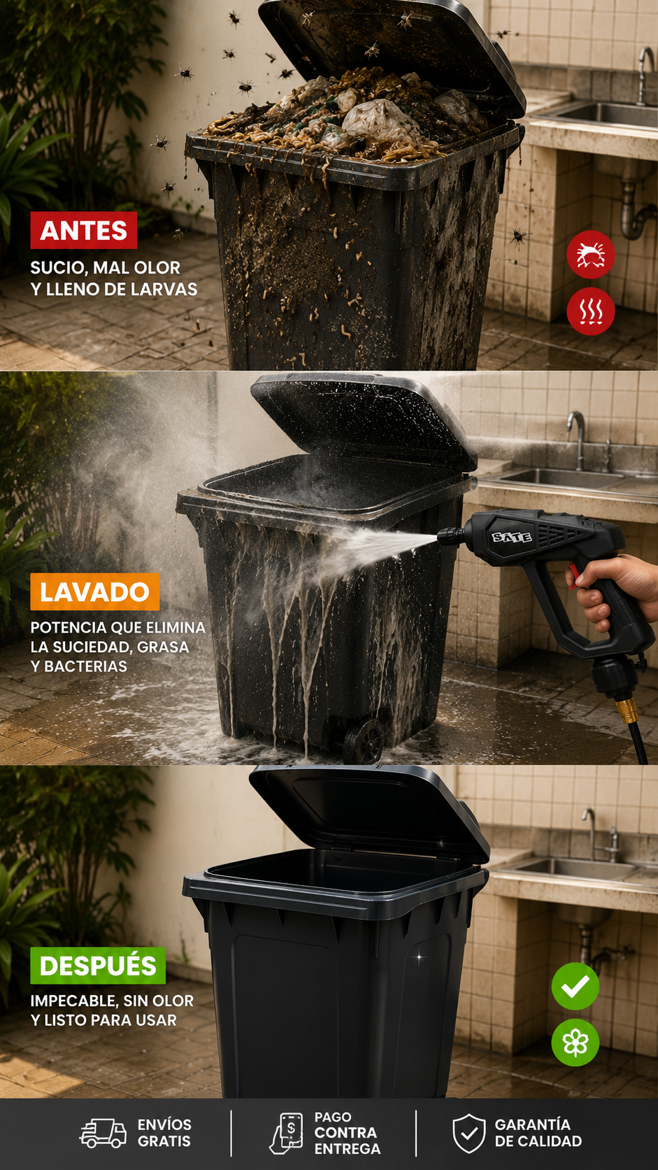 Hidrolavadora Portátil Sate A-ML8107