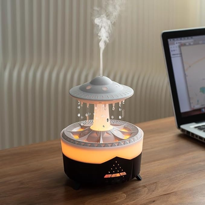 Humidificador Nube de Lluvia 3 en 1